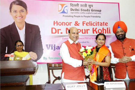 Young Women Achievers Award by Delhi Study group, India